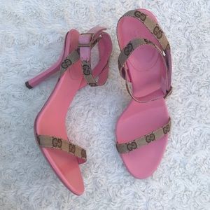 Vintage Pink Gucci Heels